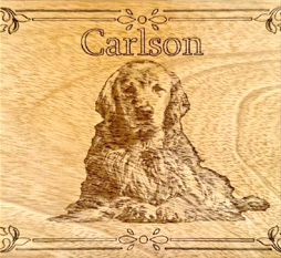 engraved pet memorial urn Carlson